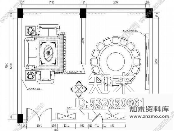 酒店设计图迎宾厅及包厢cad施工图下载【ID:532050661】