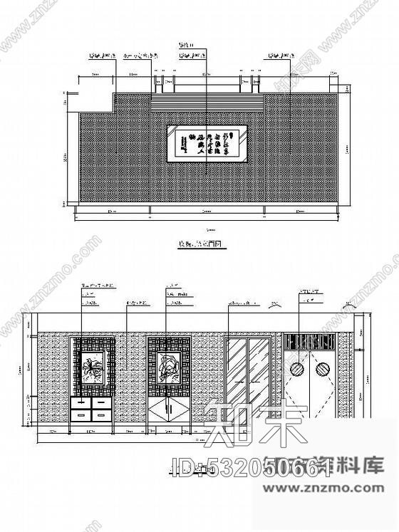 酒店设计图迎宾厅及包厢cad施工图下载【ID:532050661】