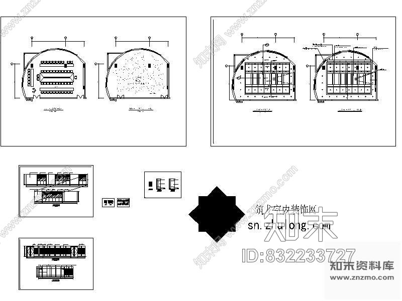 图块/节点大会议室详图cad施工图下载【ID:832233727】
