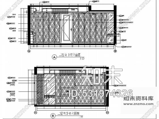 施工图成都瑰丽风格三层别墅样板间室内装修图含方案文本cad施工图下载【ID:531974326】