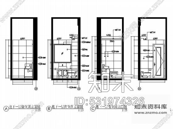 施工图成都瑰丽风格三层别墅样板间室内装修图含方案文本cad施工图下载【ID:531974326】