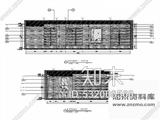 施工图小型风味餐厅室内装修图cad施工图下载【ID:532008560】