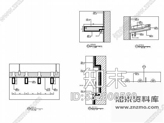 施工图小型风味餐厅室内装修图cad施工图下载【ID:532008560】