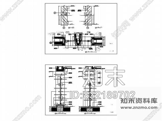 图块/节点某酒店卫生间玻璃门大样图cad施工图下载【ID:832189702】