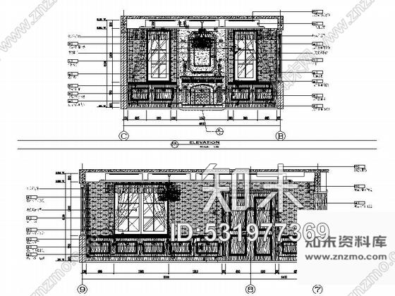 施工图常州繁华核心区法式三层别墅样板房装修施工图含效果及实景cad施工图下载【ID:531977369】