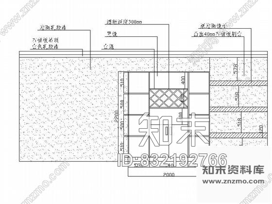 图块/节点贵阳某四居室餐厅立面图含效果cad施工图下载【ID:832192766】