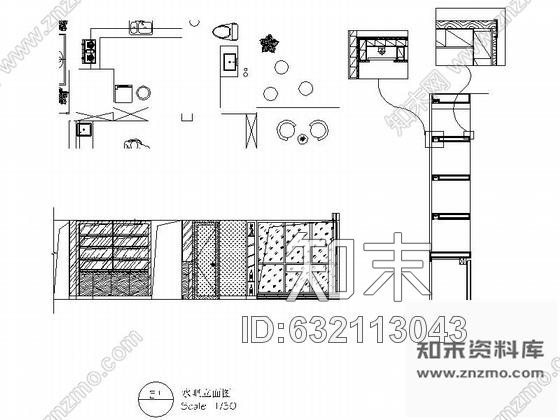 施工图河北雅致现代珠宝会所室内装修施工图含效果cad施工图下载【ID:632113043】