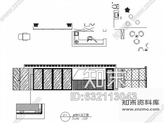 施工图河北雅致现代珠宝会所室内装修施工图含效果cad施工图下载【ID:632113043】