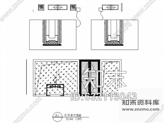 施工图河北雅致现代珠宝会所室内装修施工图含效果cad施工图下载【ID:632113043】