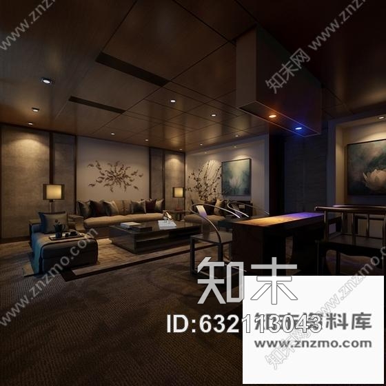施工图河北雅致现代珠宝会所室内装修施工图含效果cad施工图下载【ID:632113043】