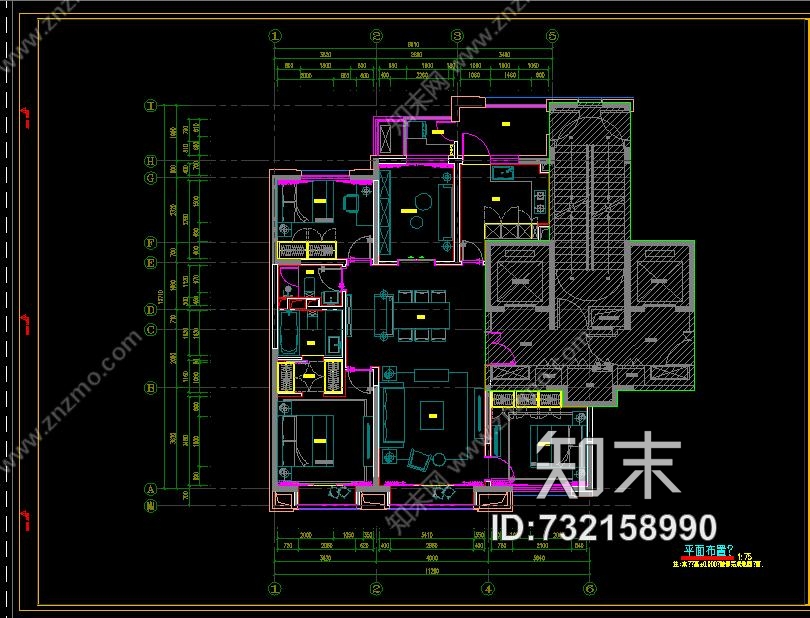 北京万科翡翠丨现代简奢样板房丨CAD施工图+设计方案前期方案、后期深化+物料...cad施工图下载【ID:732158990】