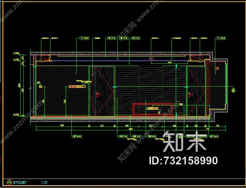 北京万科翡翠丨现代简奢样板房丨CAD施工图+设计方案前期方案、后期深化+物料...cad施工图下载【ID:732158990】