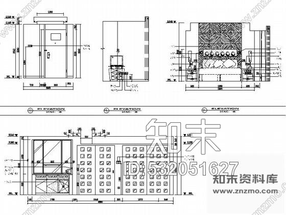 施工图现代时尚家庭套房装修图cad施工图下载【ID:532051627】