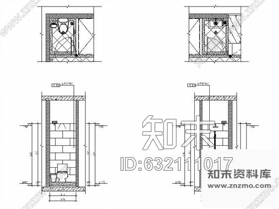 施工图养生会所单人SPA室内装修图cad施工图下载【ID:632111017】