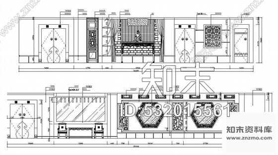 施工图某茶馆设计施工图cad施工图下载【ID:532015561】