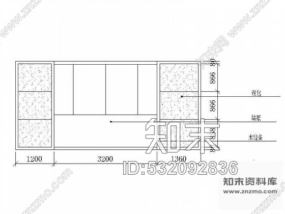 施工图某现代办公楼会议室装修图含效果cad施工图下载【ID:532092836】