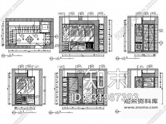 施工图安徽某山水居别墅室内设计全套施工图cad施工图下载【ID:531987393】