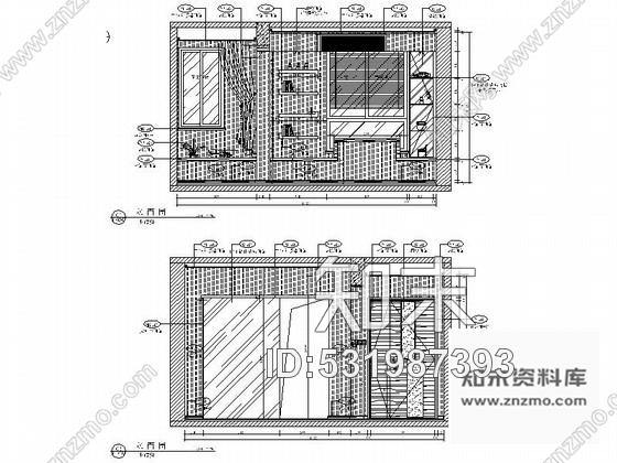 施工图安徽某山水居别墅室内设计全套施工图cad施工图下载【ID:531987393】