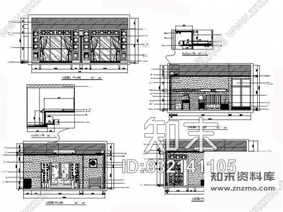 施工图重庆清新优雅三级甲等中医院住院楼室内装修施工图cad施工图下载【ID:632141105】