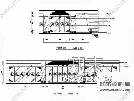 施工图重庆清新优雅三级甲等中医院住院楼室内装修施工图cad施工图下载【ID:632141105】