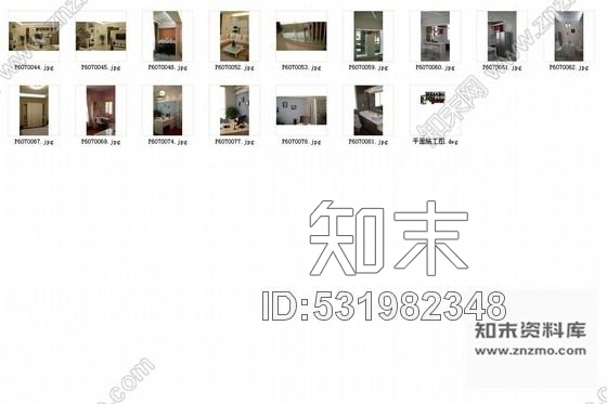 施工图现代简约风格双层别墅室内装修图含实景照片cad施工图下载【ID:531982348】