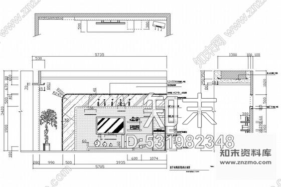 施工图现代简约风格双层别墅室内装修图含实景照片cad施工图下载【ID:531982348】