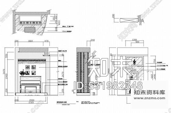 施工图现代简约风格双层别墅室内装修图含实景照片cad施工图下载【ID:531982348】