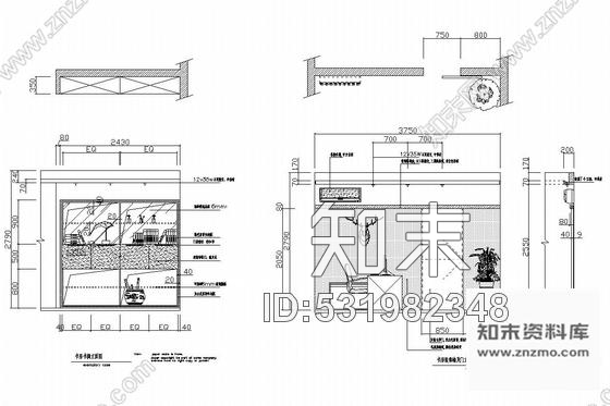 施工图现代简约风格双层别墅室内装修图含实景照片cad施工图下载【ID:531982348】