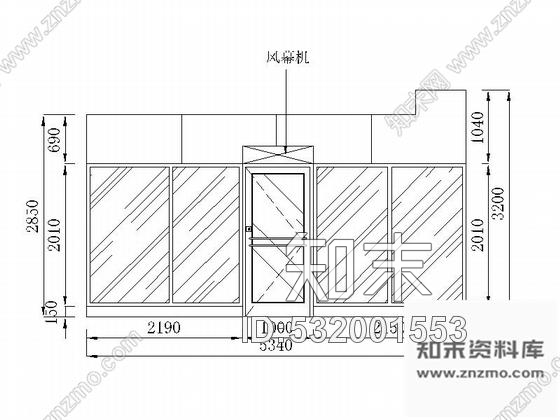 施工图厦门某高档餐厅装修设计CAD施工图cad施工图下载【ID:532001553】