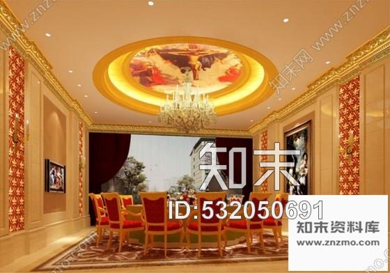 施工图安徽某知名酒店餐饮区装修图含效果cad施工图下载【ID:532050691】