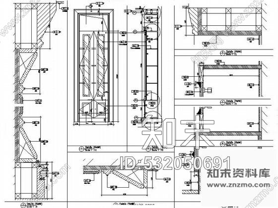 施工图安徽某知名酒店餐饮区装修图含效果cad施工图下载【ID:532050691】