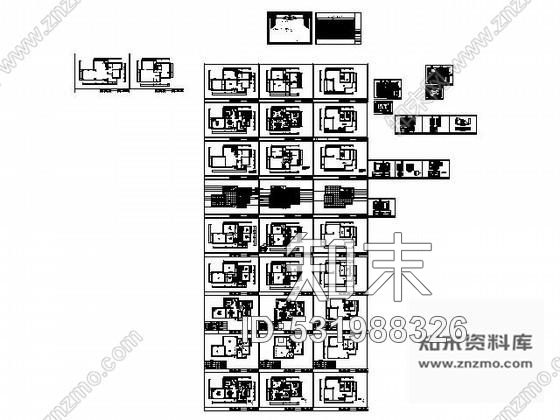 施工图广州三层现代别墅设计方案图cad施工图下载【ID:531988326】