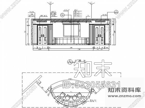施工图内蒙古经典气派酒店室内装修图含效果cad施工图下载【ID:532055631】