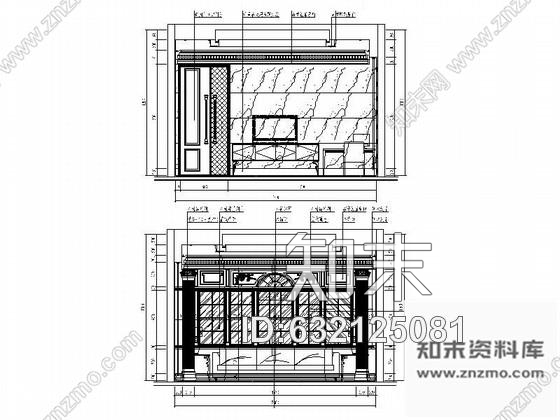 施工图北京欧式设计KTV包厢室内设计装修图cad施工图下载【ID:632125081】