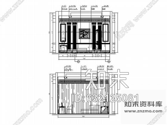 施工图北京欧式设计KTV包厢室内设计装修图cad施工图下载【ID:632125081】