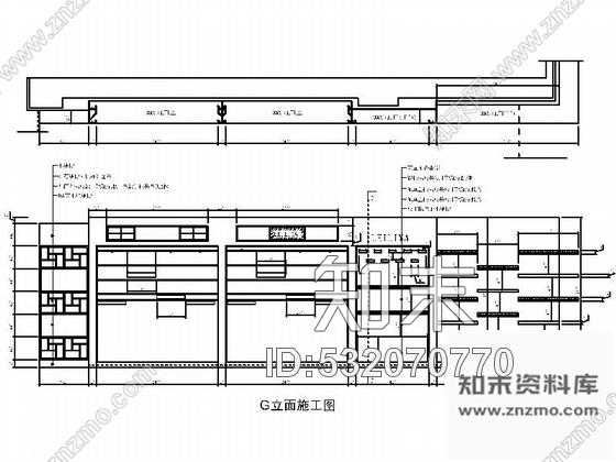 施工图时尚商务男装专卖店室内装饰施工图含效果图cad施工图下载【ID:532070770】