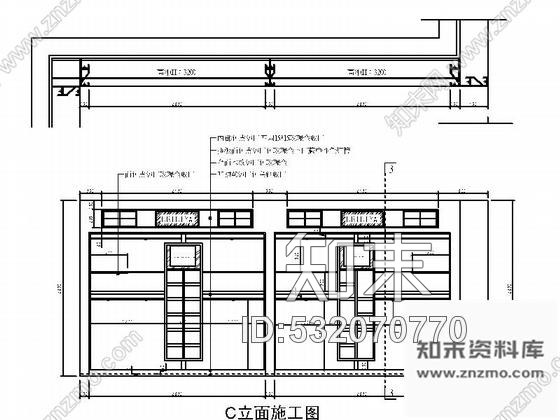 施工图时尚商务男装专卖店室内装饰施工图含效果图cad施工图下载【ID:532070770】