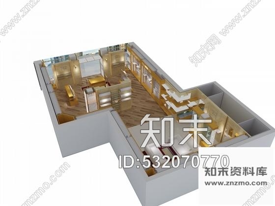 施工图时尚商务男装专卖店室内装饰施工图含效果图cad施工图下载【ID:532070770】
