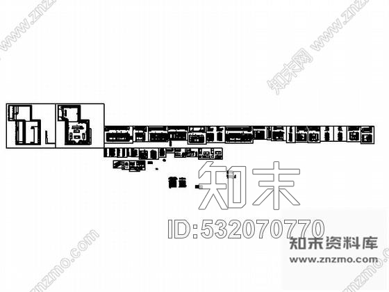 施工图时尚商务男装专卖店室内装饰施工图含效果图cad施工图下载【ID:532070770】