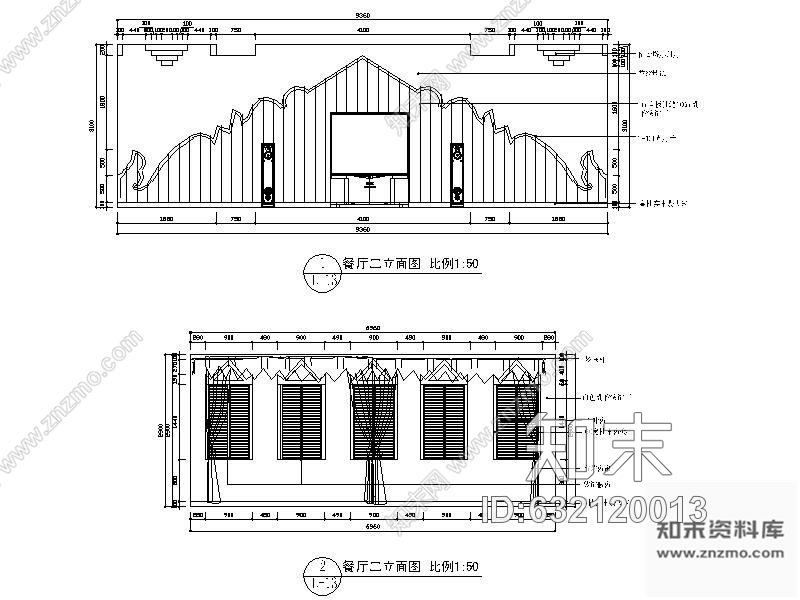 施工图热带雨林度假休闲会所(含效果图)cad施工图下载【ID:632120013】