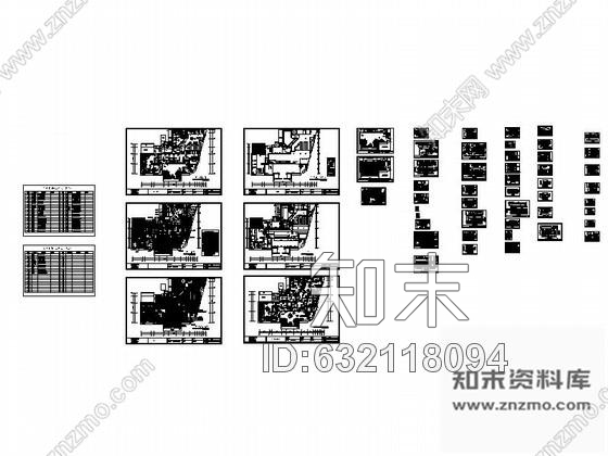 施工图豪华休闲会所装修图cad施工图下载【ID:632118094】