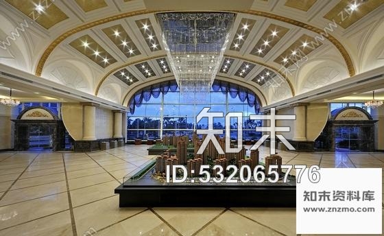 施工图福州高档奢华欧式国际售楼部装修图含实景cad施工图下载【ID:532065776】