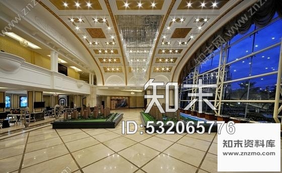 施工图福州高档奢华欧式国际售楼部装修图含实景cad施工图下载【ID:532065776】