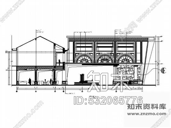 施工图福州高档奢华欧式国际售楼部装修图含实景cad施工图下载【ID:532065776】