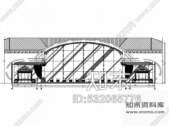 施工图福州高档奢华欧式国际售楼部装修图含实景cad施工图下载【ID:532065776】