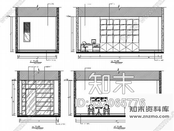 施工图福州高档奢华欧式国际售楼部装修图含实景cad施工图下载【ID:532065776】