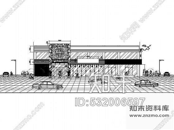 施工图四川豪华连锁肥牛餐厅室内设计CAD施工图cad施工图下载【ID:532006597】