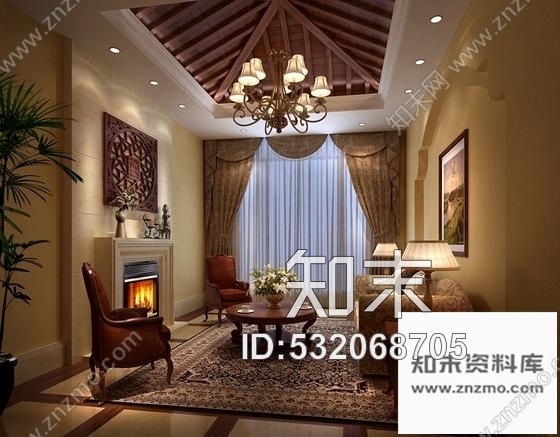 施工图江苏西班牙特色田园木质售楼处室内施工图含效果图cad施工图下载【ID:532068705】