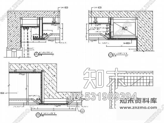 施工图现代古典双层别墅室内装修图含效果cad施工图下载【ID:531989394】