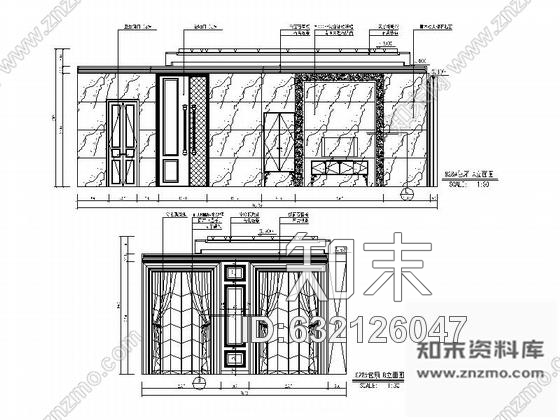 施工图北京国际时尚KTV包厢室内施工图cad施工图下载【ID:632126047】